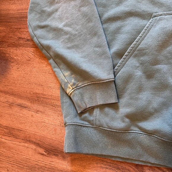 Carhartt Hoodie Sweatshirt Mens XL Green Loose Fit Distressed Long Sleeve - Picture 7 of 9